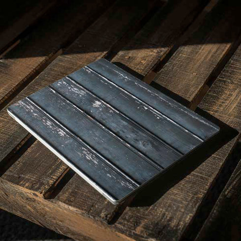 Chipped Blue Wood Surface Laptop 2 Skin