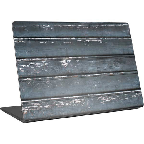 Chipped Blue Wood Surface Laptop 4 15in Skin