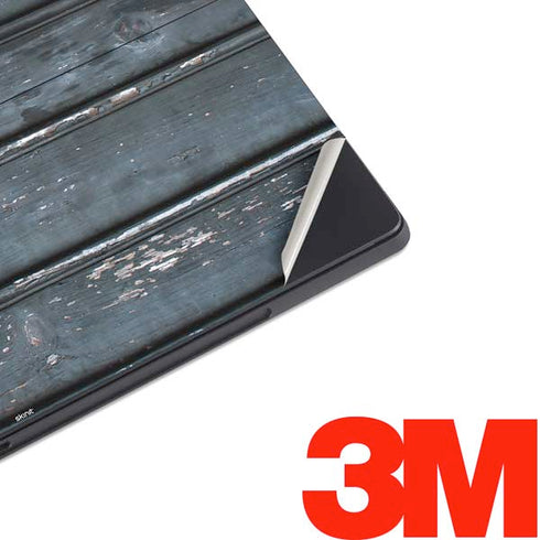 Chipped Blue Wood Surface Pro 7 Skin