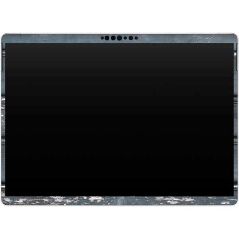 Chipped Blue Wood Surface Pro 8 Skin
