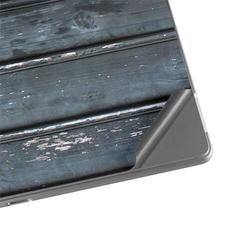 Chipped Blue Wood Surface Pro 8 Skin