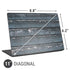Chipped Blue Wood Universal Laptop 11in (8.8 x 6.2in) Skin