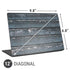 Chipped Blue Wood Universal Laptop 12in (9.8 x 6.8in) Skin