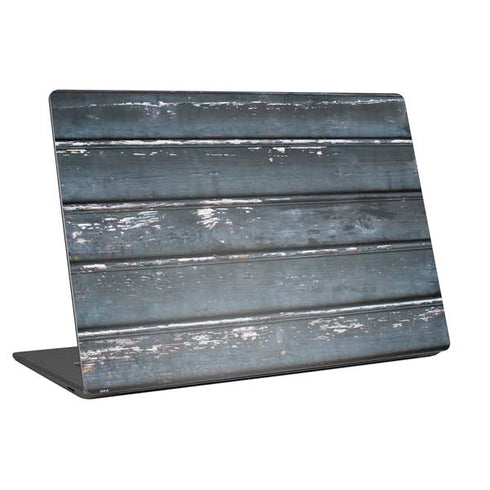 Chipped Blue Wood Universal Laptop 14in (11.4 x 8.2in) Skin
