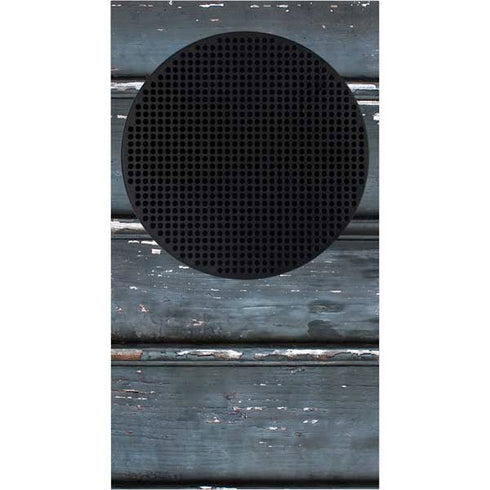 Chipped Blue Wood Xbox Series S Skins
