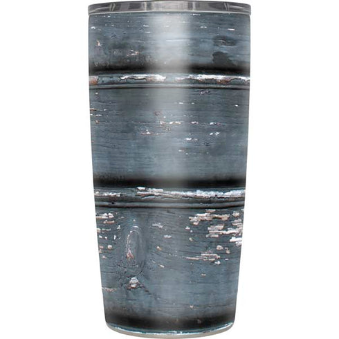 Chipped Blue Wood Yeti 20oz Tumbler Skin