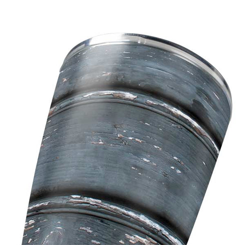 Chipped Blue Wood Yeti 20oz Tumbler Skin