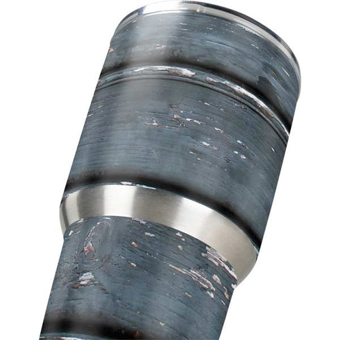 Chipped Blue Wood Yeti 30oz Rambler Tumbler Skin