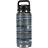 Chipped Blue Wood YETI Rambler 26oz Bottle Skin
