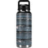 Chipped Blue Wood YETI Rambler 36oz Bottle Skin