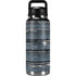 Chipped Blue Wood YETI Rambler 36oz Bottle Skin