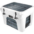 Chipped Blue Wood YETI Tundra 35 Hard Cooler Skin