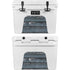 Chipped Blue Wood YETI Tundra 35 Hard Cooler Skin
