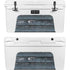 Chipped Blue Wood YETI Tundra 65 Hard Cooler Skin