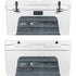 Chipped Blue Wood YETI Tundra 75 Hard Cooler Skin