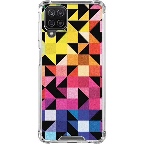 Chromatic 02 Galaxy A12 Clear Case