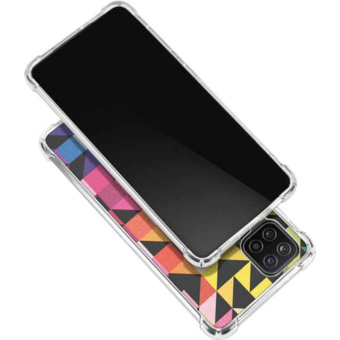 Chromatic 02 Galaxy A12 Clear Case