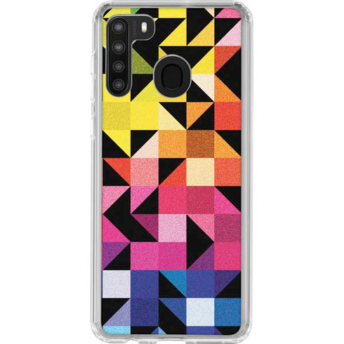 Chromatic 02 Galaxy A21 Clear Case