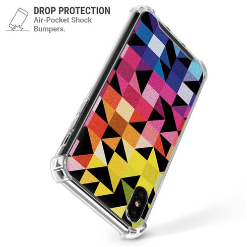 Chromatic 02 iPhone XS Max Clear Case