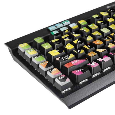 Chromatic 02 K95 RGB PLATINUM Mechanical Gaming Keyboard Skin
