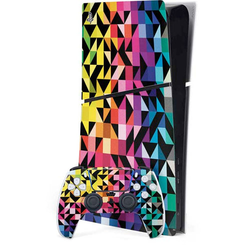 Chromatic 02 PS5 Slim Digital Edition Bundle Skin