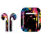 Chromatic Splatter Black Apple AirPods 2 Skin