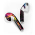 Chromatic Splatter Black Apple AirPods 2 Skin