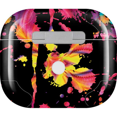 Chromatic Splatter Black Apple AirPods (3rd Gen 2021) Skin
