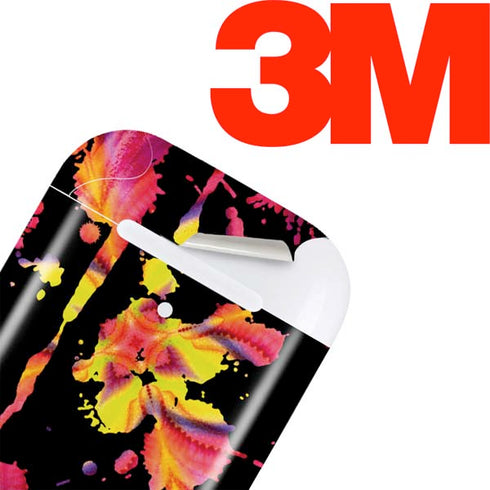 Chromatic Splatter Black Apple AirPods Skin