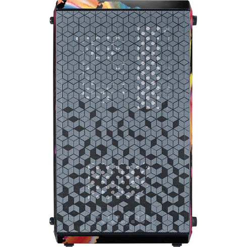 Chromatic Splatter Black Cooler Master MasterBox Q300L Mini Tower Skin