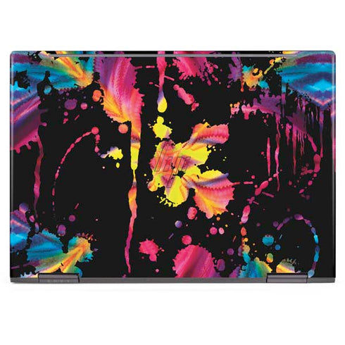 Chromatic Splatter Black HP Envy Skin