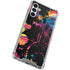 Chromatic Splatter Black Galaxy A13 5G Clear Case