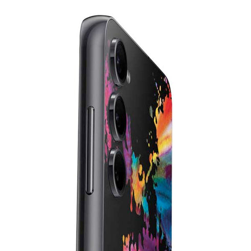 Chromatic Splatter Black Galaxy A14 5G Skin