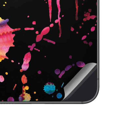 Chromatic Splatter Black Galaxy A14 5G Skin