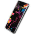 Chromatic Splatter Black Galaxy A30 Clear Case