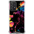 Chromatic Splatter Black Galaxy A52 5G Clear Case