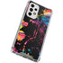 Chromatic Splatter Black Galaxy A53 5G Clear Case