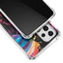 Chromatic Splatter Black Galaxy A53 5G Clear Case