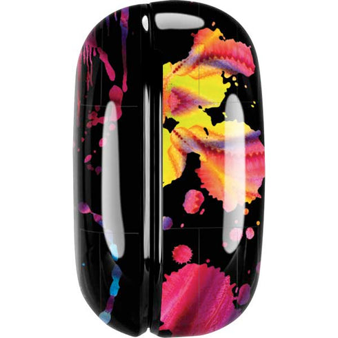Chromatic Splatter Black Galaxy Buds Live Skin
