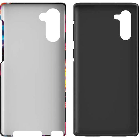 Chromatic Splatter Black Galaxy Note 10 Pro Case