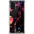 Chromatic Splatter Black Galaxy Note20 5G Clear Case