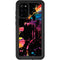 Chromatic Splatter Black Galaxy S20 Plus Waterproof Case