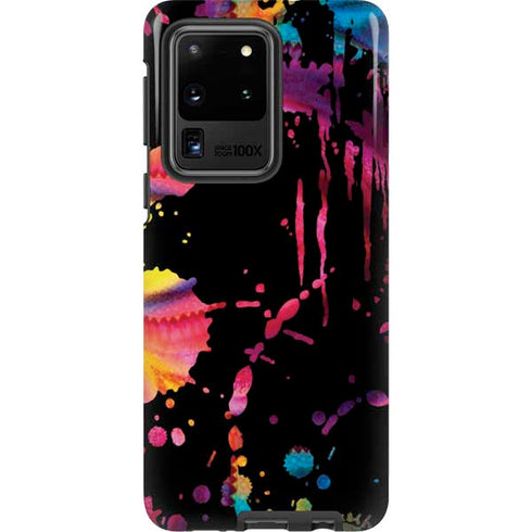 Chromatic Splatter Black Galaxy S20 Ultra 5G Pro Case