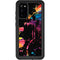 Chromatic Splatter Black Galaxy S20 Waterproof Case