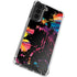 Chromatic Splatter Black Galaxy S21 5G Clear Case