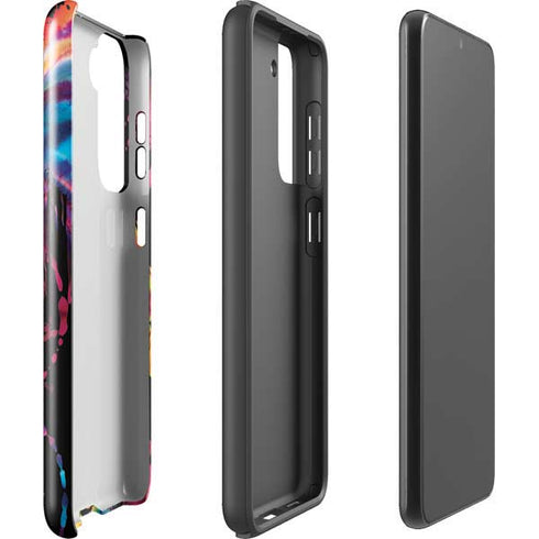 Chromatic Splatter Black Galaxy S21 Plus 5G Pro Case