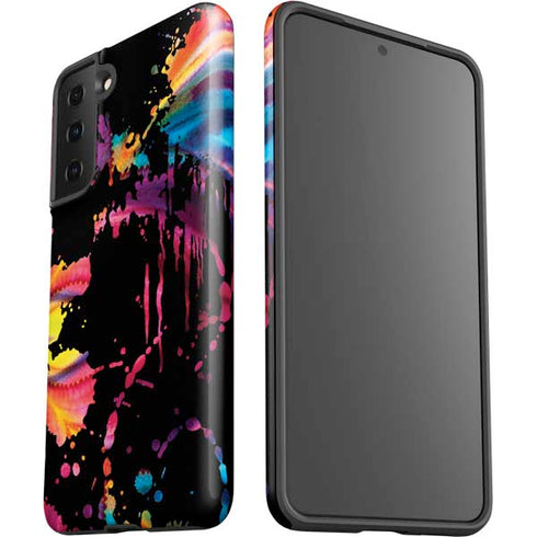Chromatic Splatter Black Galaxy S21 Plus 5G Pro Case