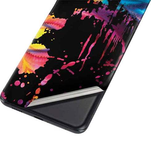 Chromatic Splatter Black Galaxy S21 Plus 5G Skin