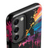 Chromatic Splatter Black Galaxy S23 Plus Pro Case