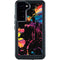 Chromatic Splatter Black Galaxy S23 Plus Waterproof Case